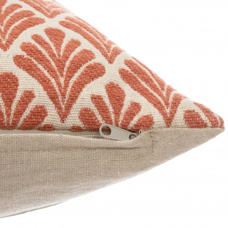 Housse de coussin "Chenille Fleur" 40 x 40 cm Atmosphera