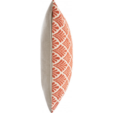 Housse de coussin "Chenille Fleur" 40 x 40 cm Atmosphera