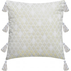 Housse de coussin "Shine Blanc" 40 x 40 cm Atmosphera