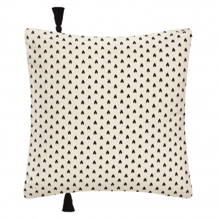 Housse de coussin "Visage Corde" 40 x 40 cm Atmosphera