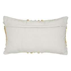 Coussin recyclable "Row Ocre" 30 x 50 cm Atmosphera