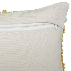 Coussin recyclable "Row Ocre" 30 x 50 cm Atmosphera