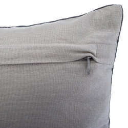 Coussin velours et coton "Patch" 40 x 40 cm  Atmosphera