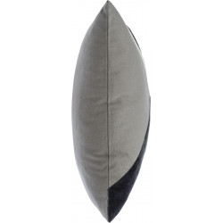 Coussin velours et coton "Patch" 40 x 40 cm  Atmosphera