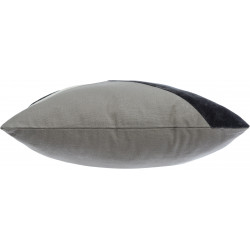 Coussin velours et coton "Patch" 40 x 40 cm  Atmosphera