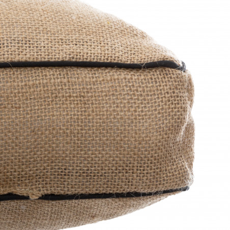 Coussin de sol en jute 40 x 40 cm Atmosphera