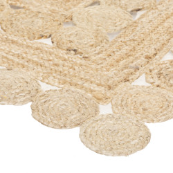 Tapis ajouré en jute 120 x 170 cm Atmosphera