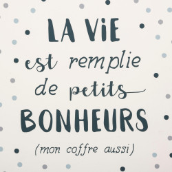 Coffre à jouets XXL à roulettes "Forme évasé" Atmosphera