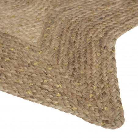 Tapis enfant "Étoile" jute 90 x 95 cm Atmosphera for Kids