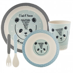Ensemble 5 pièces repas pour bébé Atmosphera