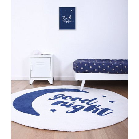 Tapis Lilipinso 100% Coton rond Diamètre 150 cm