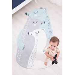 Tapis Lilipinso 100% Coton Les 3 Ours 90 x 170 cm