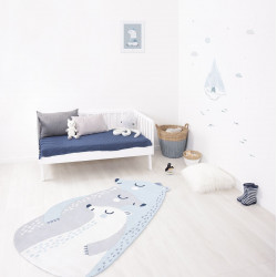 Tapis Lilipinso 100% Coton Les 3 Ours 90 x 170 cm