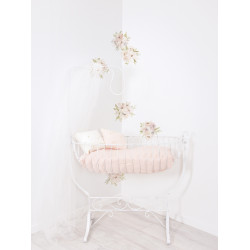 Sticker Lilipinso Sticker décor bouquet de fleurs roses orangées 64 x 90 cm