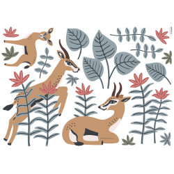 Sticker Lilipinso les Gazelles 64 x 90 cm