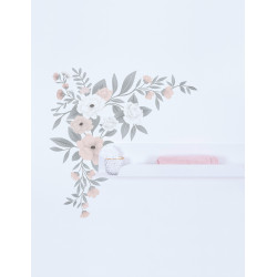 Sticker Lilipinso Oiseaux Tropicaux et feuilles 64 x 130 cm