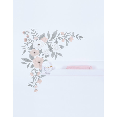 Sticker Lilipinso Oiseaux Tropicaux et feuilles 64 x 130 cm