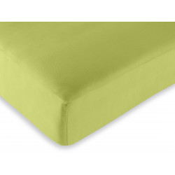 Drap housse Anis 140 x 190 cm / 100% coton / 57 fils/cm²