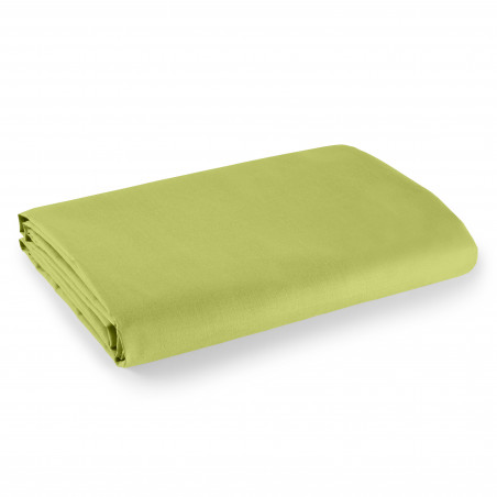 Drap plat Anis 240 x 300 cm / 100% Coton / 57 fils/cm² pour lit 2 places