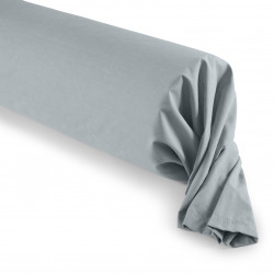 Taie de traversin Gris perle 45 x 185 cm / 100% Coton / 57 fils/cm²