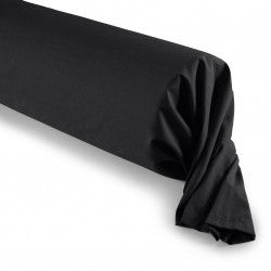 Taie de traversin Noir 45 x 185 cm / 100% Coton / 57 fils/cm²