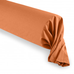 Taie de traversin Orange 45 x 185 cm / 100% Coton / 57 fils/cm²