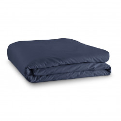 Housse de couette Marine 260 x 240 cm / 100% Coton / 57 Fils/cm² pour lit 2 places "King Size"