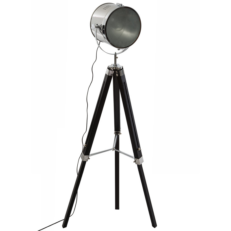 Lampadaire trépied pin "Ebor" Hauteur 150 cm Atmosphera