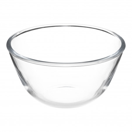 Saladier en verre Borosilicate 1L avec couvercle bambou Atmosphera