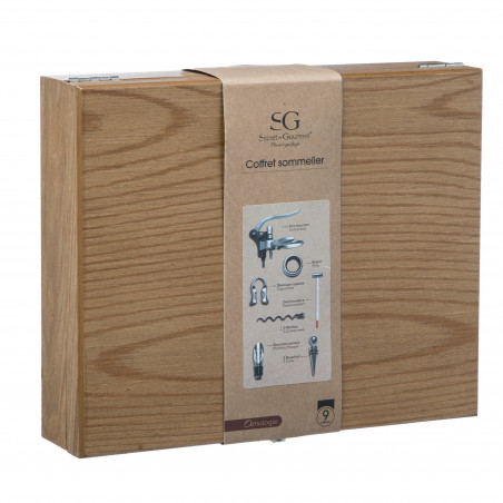 Coffret sommelier 9 pièces Secret de Gourmet