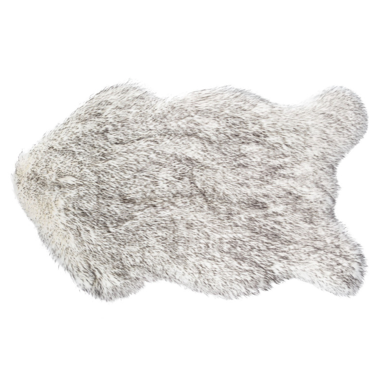 Tapis peau de mouton en fourrure synthétique 60 x 90 cm Atmosphéra