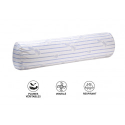 Polochon plumes véritables pour lit 160 "Blanc rêve" confort moelleux