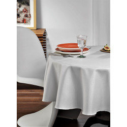 Nappe anti tache ronde "Paillettes" 160 cm (4 à 6 couverts)