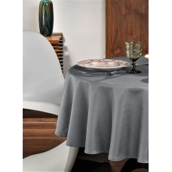 Nappe anti tache ronde "Paillettes" 160 cm (4 à 6 couverts)