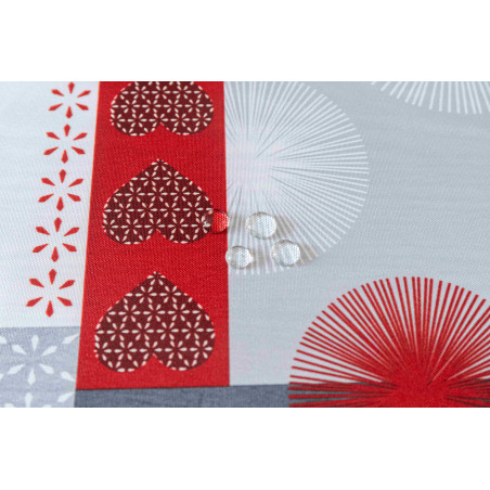 Nappe anti tache ronde "Estelle" 160 cm (4 à 6 couverts)