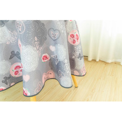 Nappe anti tache ronde "Suzy" 160 cm (4 à 6 couverts)