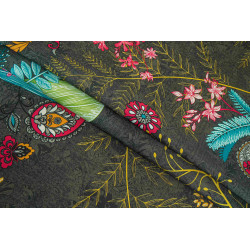 Nappe anti tache ronde "Colibri" 160 cm (4 à 6 couverts)