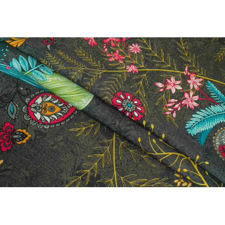 Nappe anti tache ronde "Colibri" 160 cm (4 à 6 couverts)