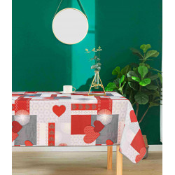 Nappe anti tache rectangulaire "Estelle" 145 x 240 cm (6 à 10 couverts)
