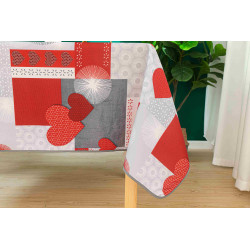 Nappe anti tache rectangulaire "Estelle" 145 x 240 cm (6 à 10 couverts)