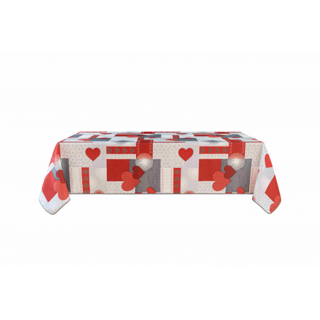 Nappe anti tache rectangulaire "Estelle" 145 x 240 cm (6 à 10 couverts)