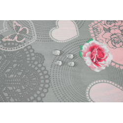Nappe anti tache rectangulaire "Suzy" 145 x 240 cm (6 à 10 couverts)