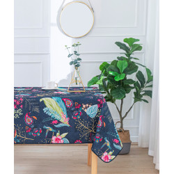 Nappe anti tache rectangulaire "Colibri" 145 x 240 cm (6 à 10 couverts)