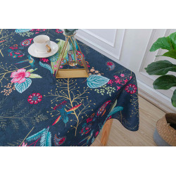 Nappe anti tache rectangulaire "Colibri" 145 x 240 cm (6 à 10 couverts)