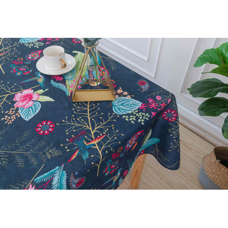 Nappe anti tache rectangulaire "Colibri" 145 x 240 cm (6 à 10 couverts)