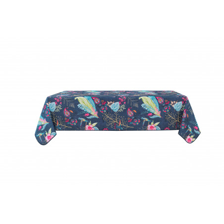 Nappe anti tache rectangulaire "Colibri" 145 x 240 cm (6 à 10 couverts)