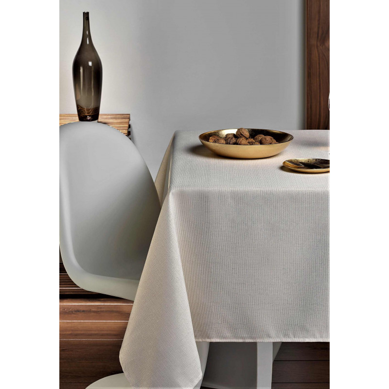 Nappe anti tache rectangulaire "Paillette" 145 x 300 cm (8 à 12 couverts)