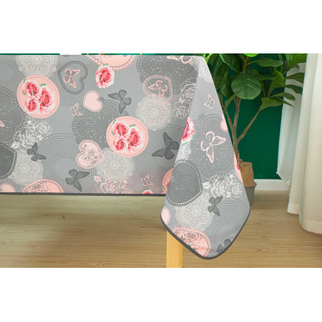 Nappe anti tache rectangulaire "Suzy" 145 x 300 cm (8 à 12 couverts)