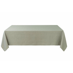 Nappe antitache unie perle rectangulaire 145 x 240 cm