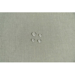 Nappe antitache unie perle rectangulaire 145 x 240 cm